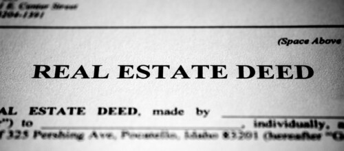 Real estate deed